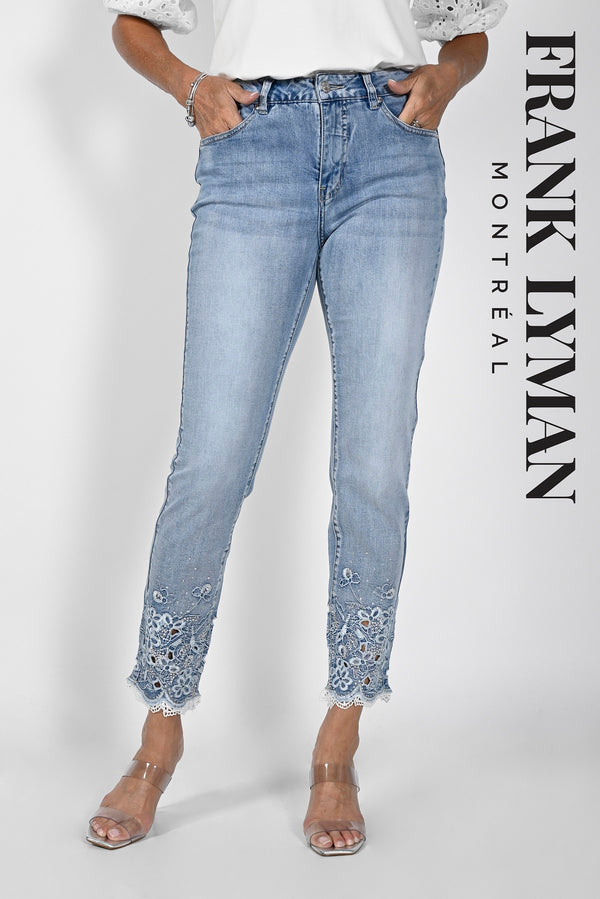 Frank Lyman Montreal Lace Jeans-Buy Frank Lyman Montreal Jeans Online