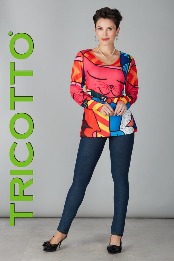 Tricotto Cat Sweater-Buy Tricotto Cat Sweaters Online-Tricotto Clothing Montreal-Tricotto Online Sweater Shop