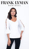 195072 (Evening top) Black & Off white available