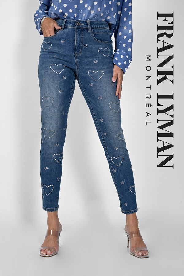 Frank Lyman Montreal Blue Jeans-Buy Frank Lyman Montreal Jeans Online-Frank Lyman Montreal Online Denim Shop-Marianne Style Jeans