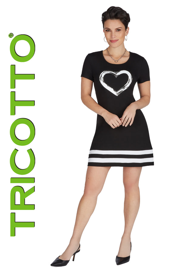 Tricotto Dresses-Buy Tricotto Dresses Online-Tricotto Online Dress Shop-Tricotto Clothing Montreal-T-shirt Dresses