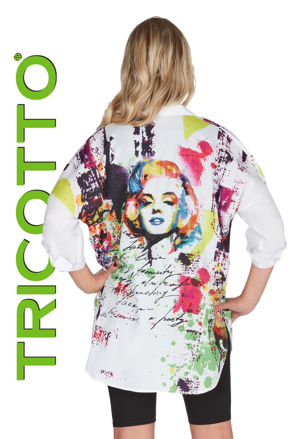Tricotto Blouse-Buy Tricotto Blouse Online-Tricotto Marilyn Monroe Blouse-Tricotto Online Shop-Tricotto Clothing Montreal