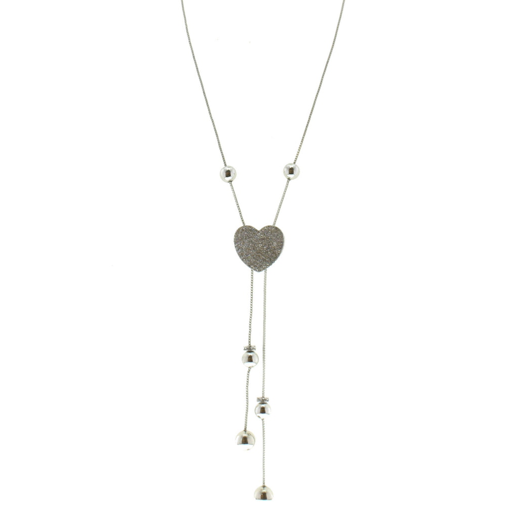 8988 (Silver Heart Necklace)