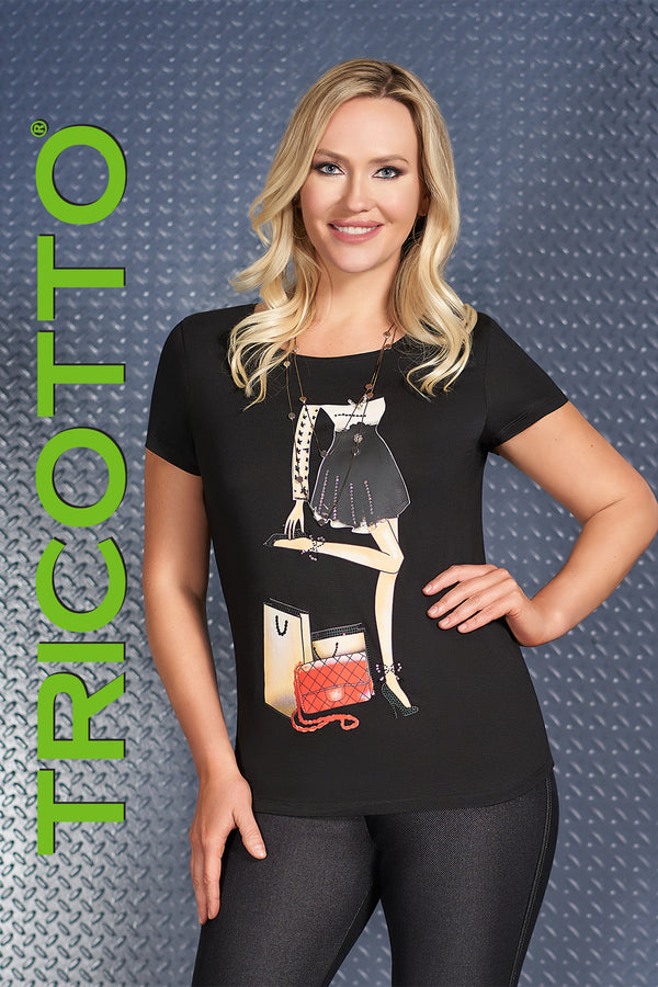 Tricotto T-shirts-Buy Tricotto T-shirts Online-Tricotto Printemps 2022-Tricotto Clothing Montreal-Tricotto Clothing Quebec-Jane & John Clothing-Tricotto Online Shop T-shirt Shop