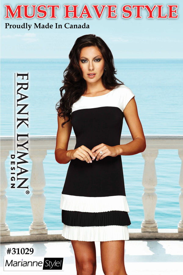 Frank Lyman Montreal Ruffle Hem Dress-Buy Frank Lyman Montreal Ruffle Dresses Online